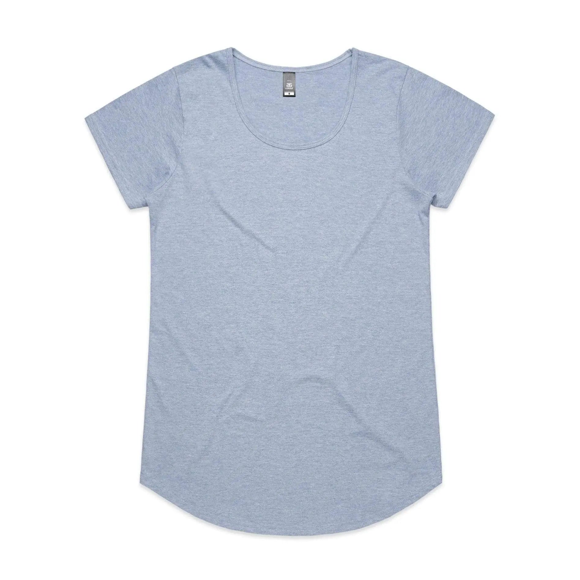 As Colour Women's mali tee 4008 Casual Wear As Colour LIGHT BLUE MARLE XSM